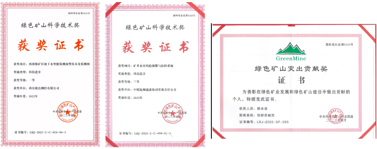 集团获全国绿色矿业发展多项荣誉